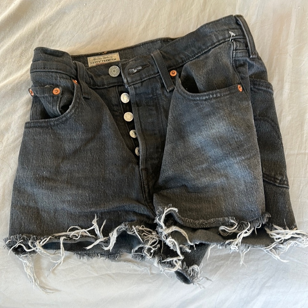 Levi’s Black Denim Shorts